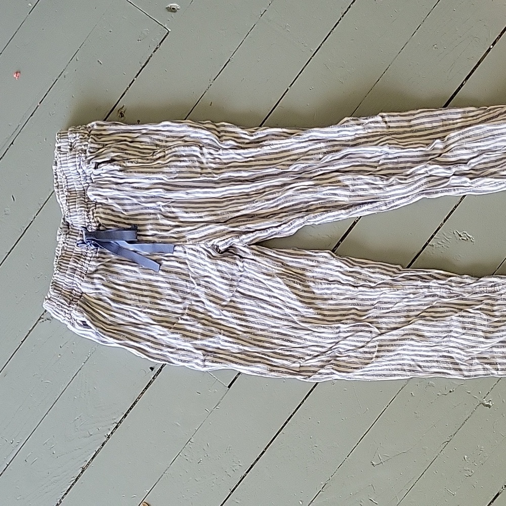 Aerie striped pajama pants